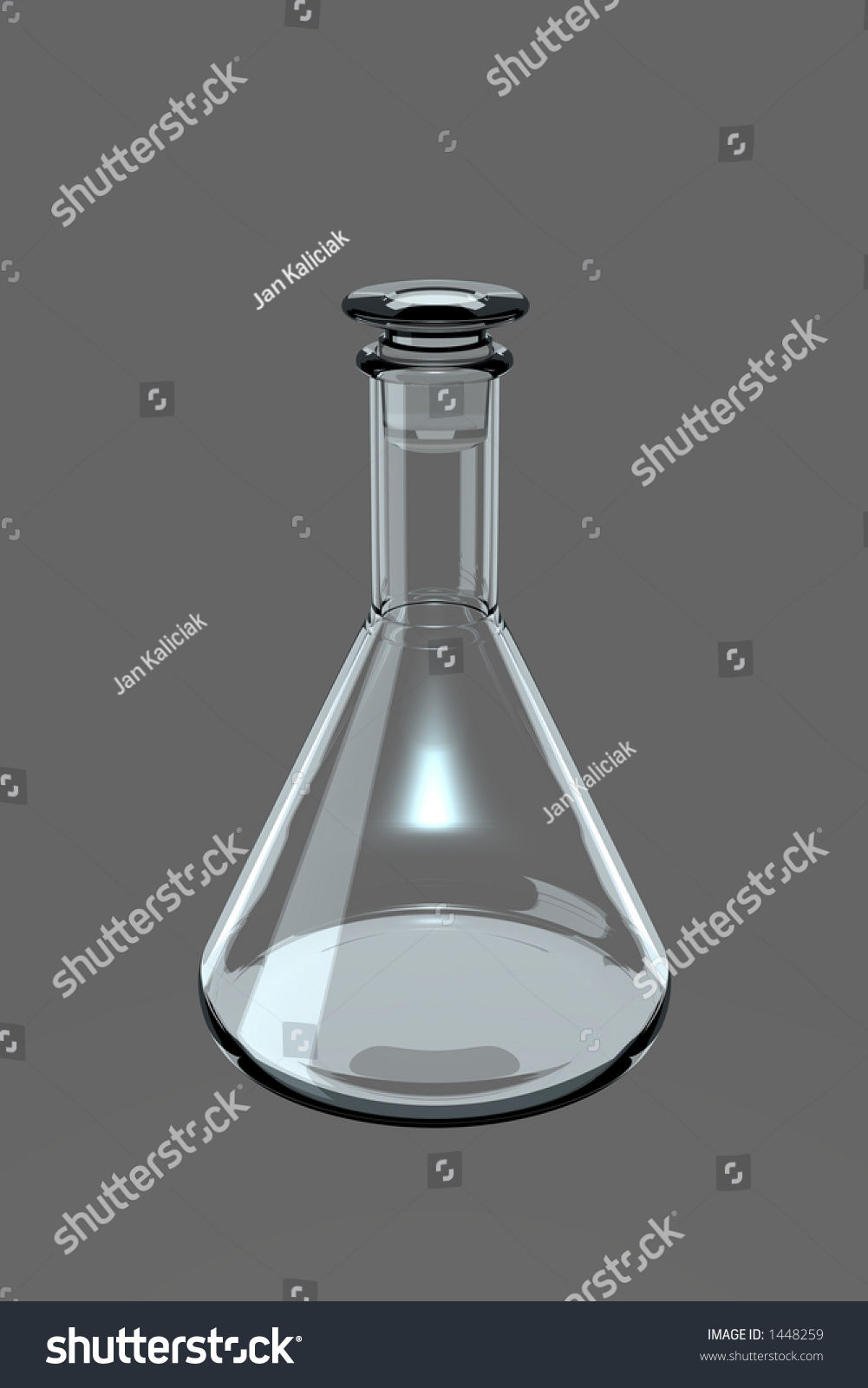 Stoppered Flask Empty Stock Photo 1448259 Shutterstock