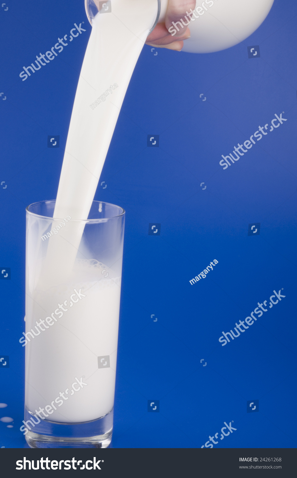 Stream Of Milk Being Poured I