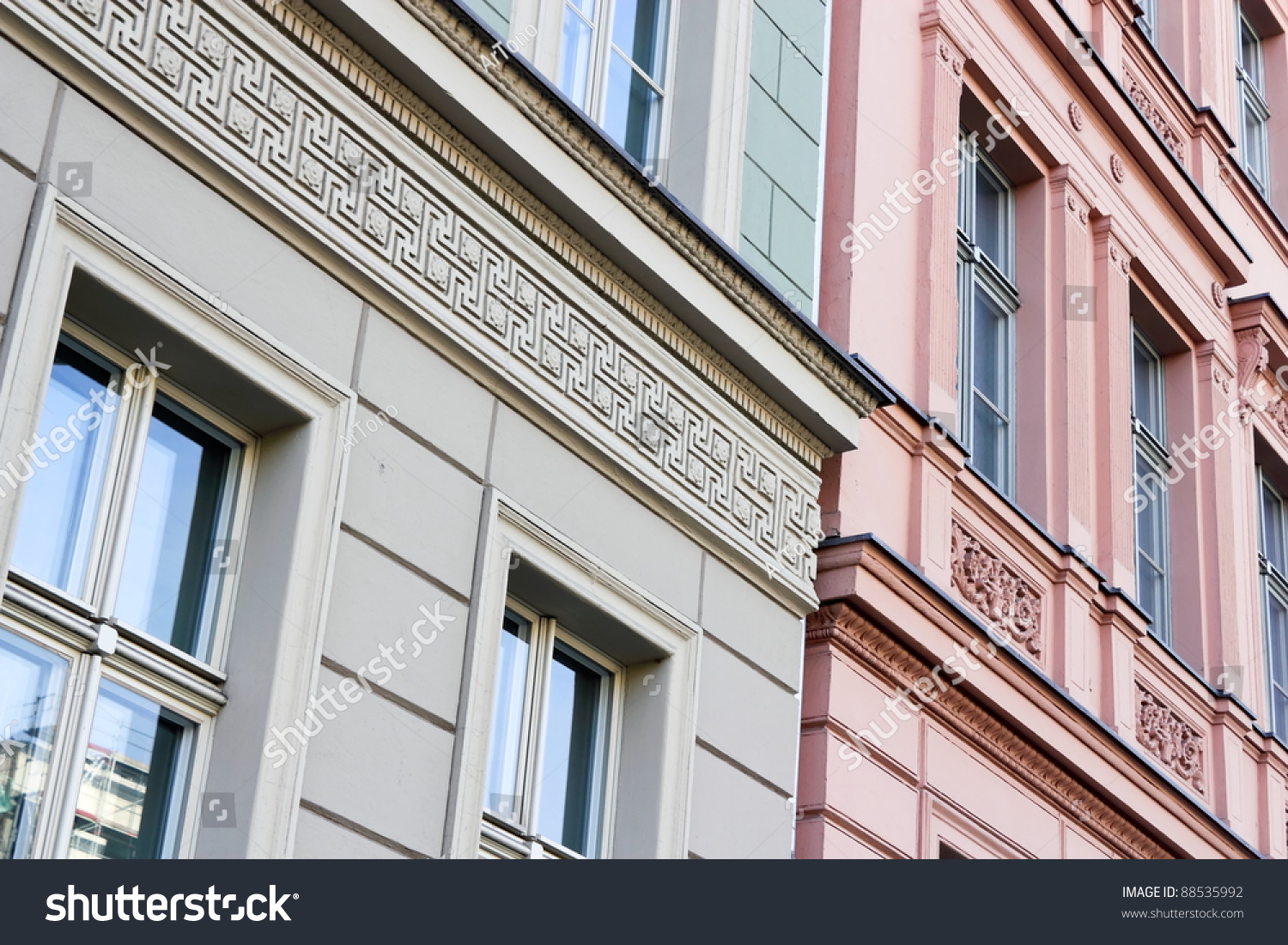 Stucco Facades Stock Photo 88535992 - Shutterstock