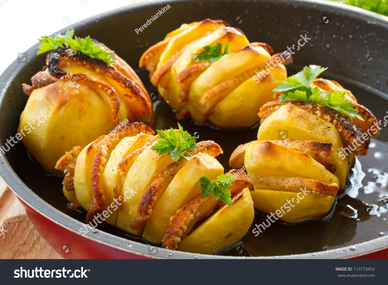 Блюда с беконом и картофелем в духовке Блюда с беконом и картофелем в духовке