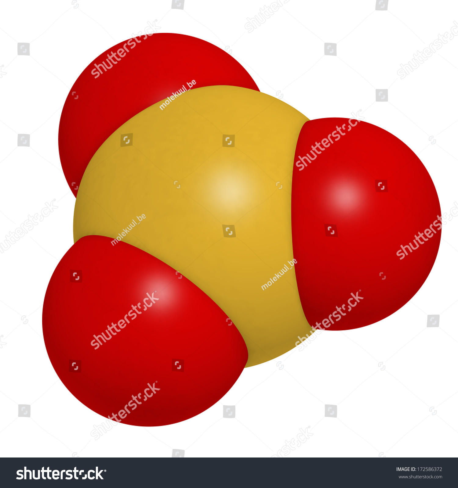 Sulfur Trioxide Pollutant Molecule Principal Agent Stock Illustration 172586372 Shutterstock 