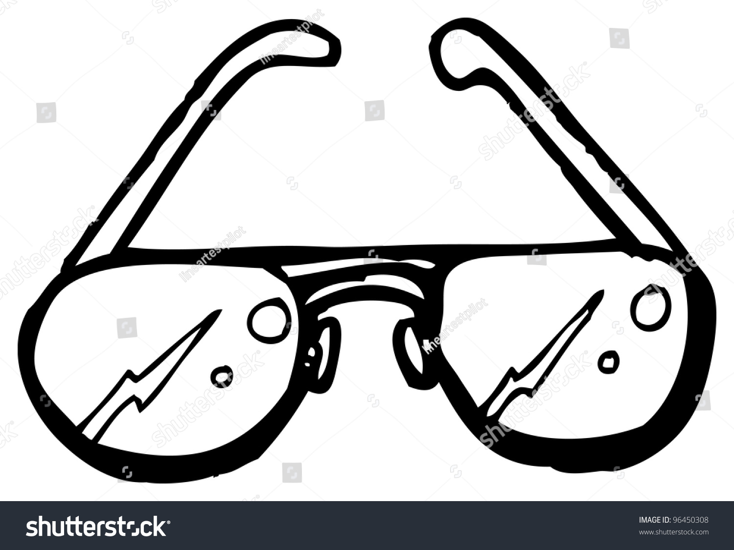 Sunglasses Cartoon Stock Photo 96450308 : Shutterstock