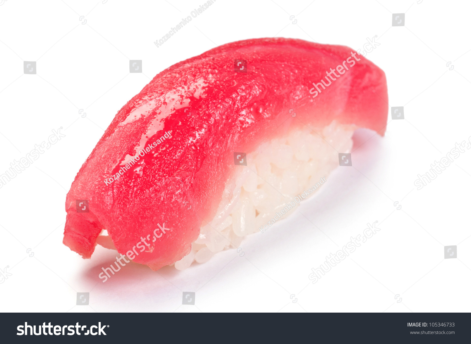 Sushi Nigiri Maguro Tuna Stock Photo 105346733 Shutterstock