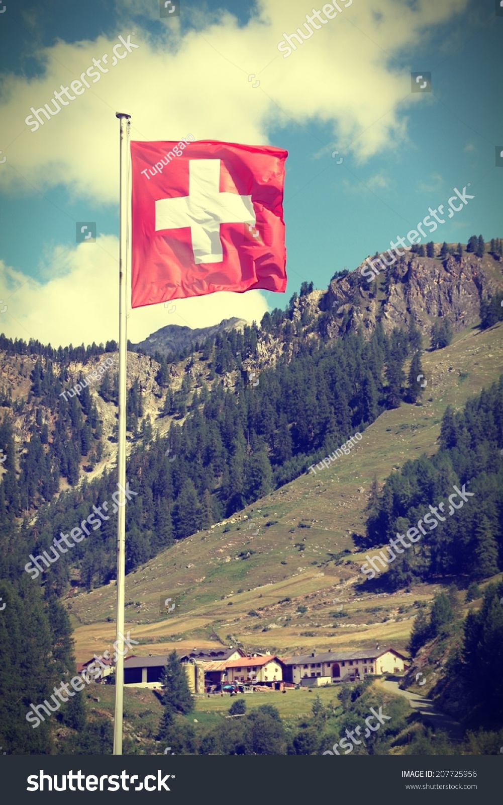 swiss-flag-national-symbol-switzerland-alps-stock-photo-207725956