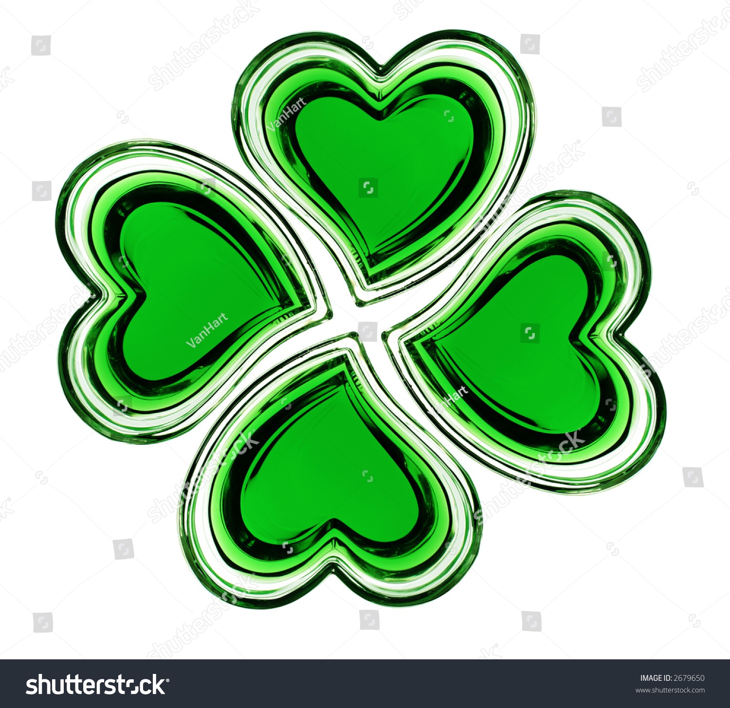 Symbolic Shamrock Of Hearts Stock Photo Shutterstock