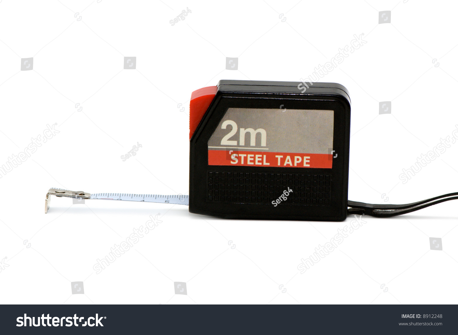 tape-line isolated on a white background tape-line isolated on a white background