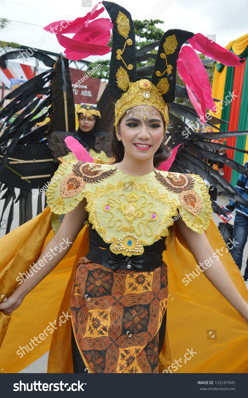 Tarakan, Indonesia  Dec 23, 2012  A Woman With Combined Traditional