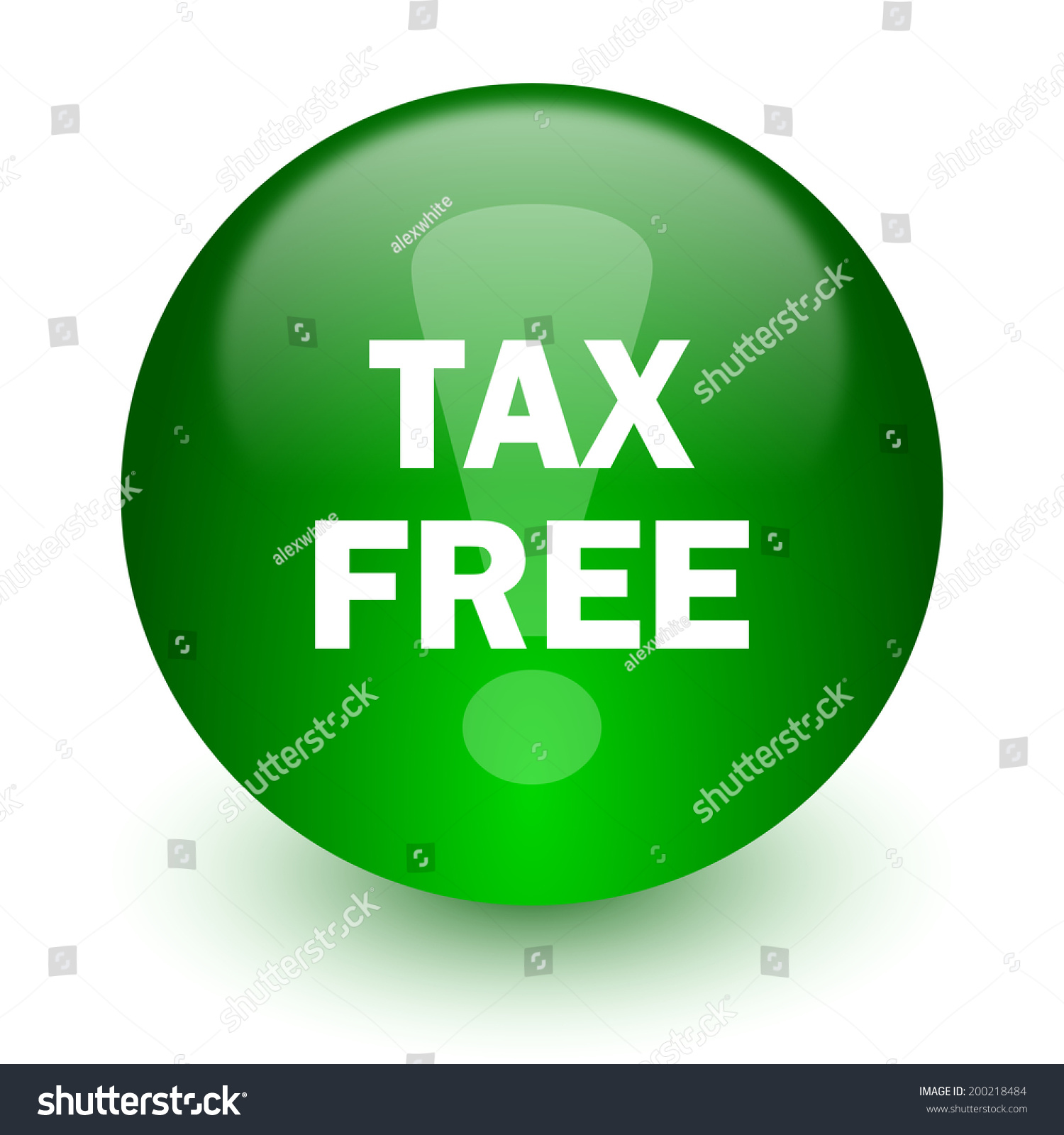 tax free icon tax free icon