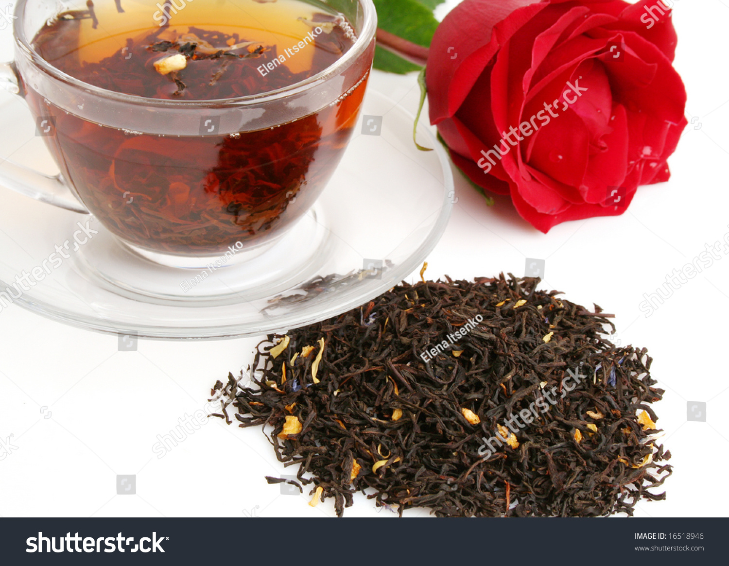 Tea and rose Tea and rose
