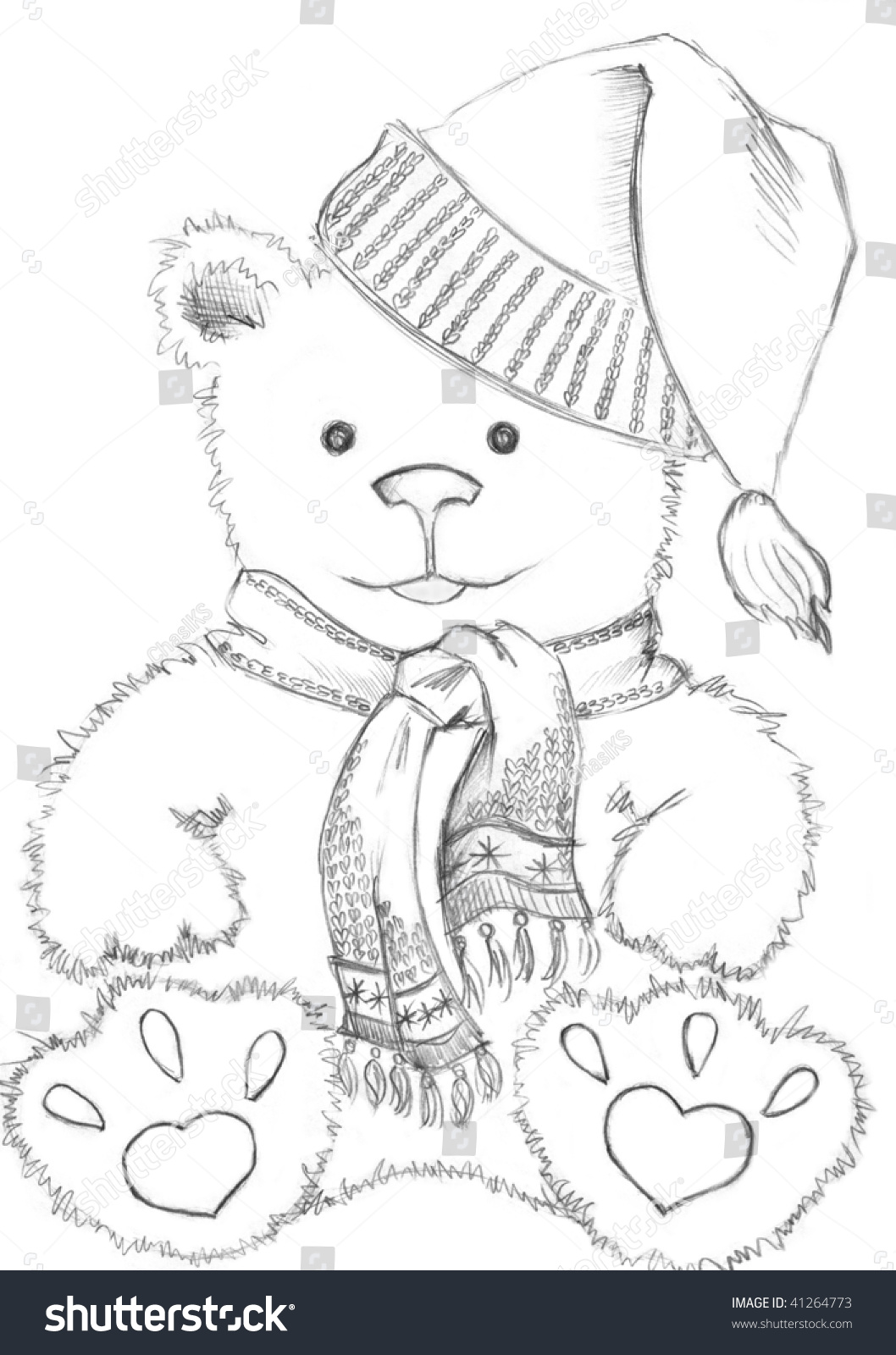 Bear Sketch Teddy Bear Sketch Teddy Bear