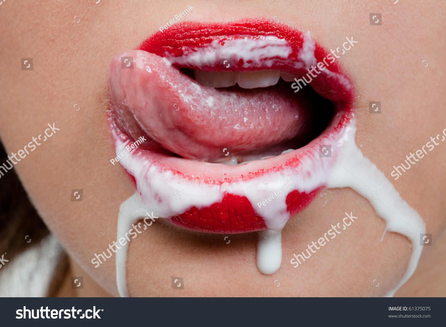 Licking Cum 58