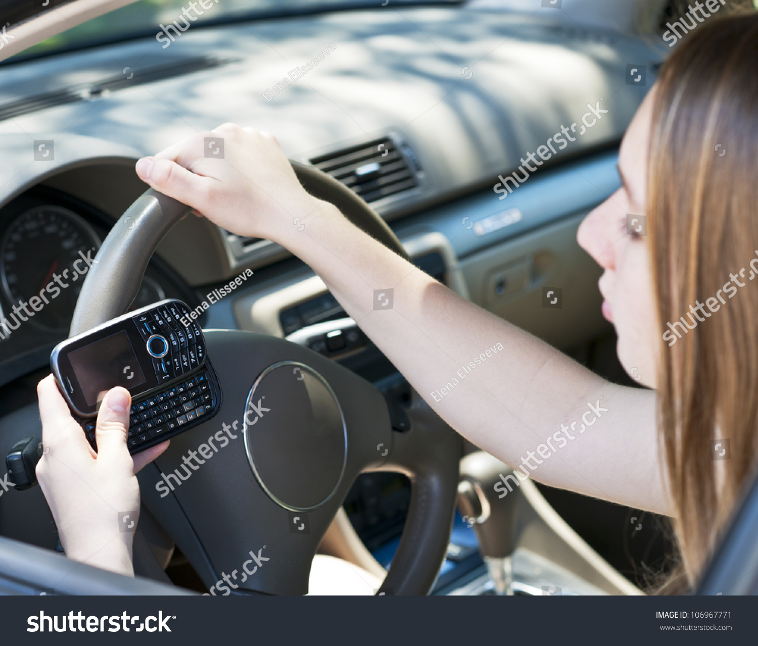 Driver With Mobile Teen 6