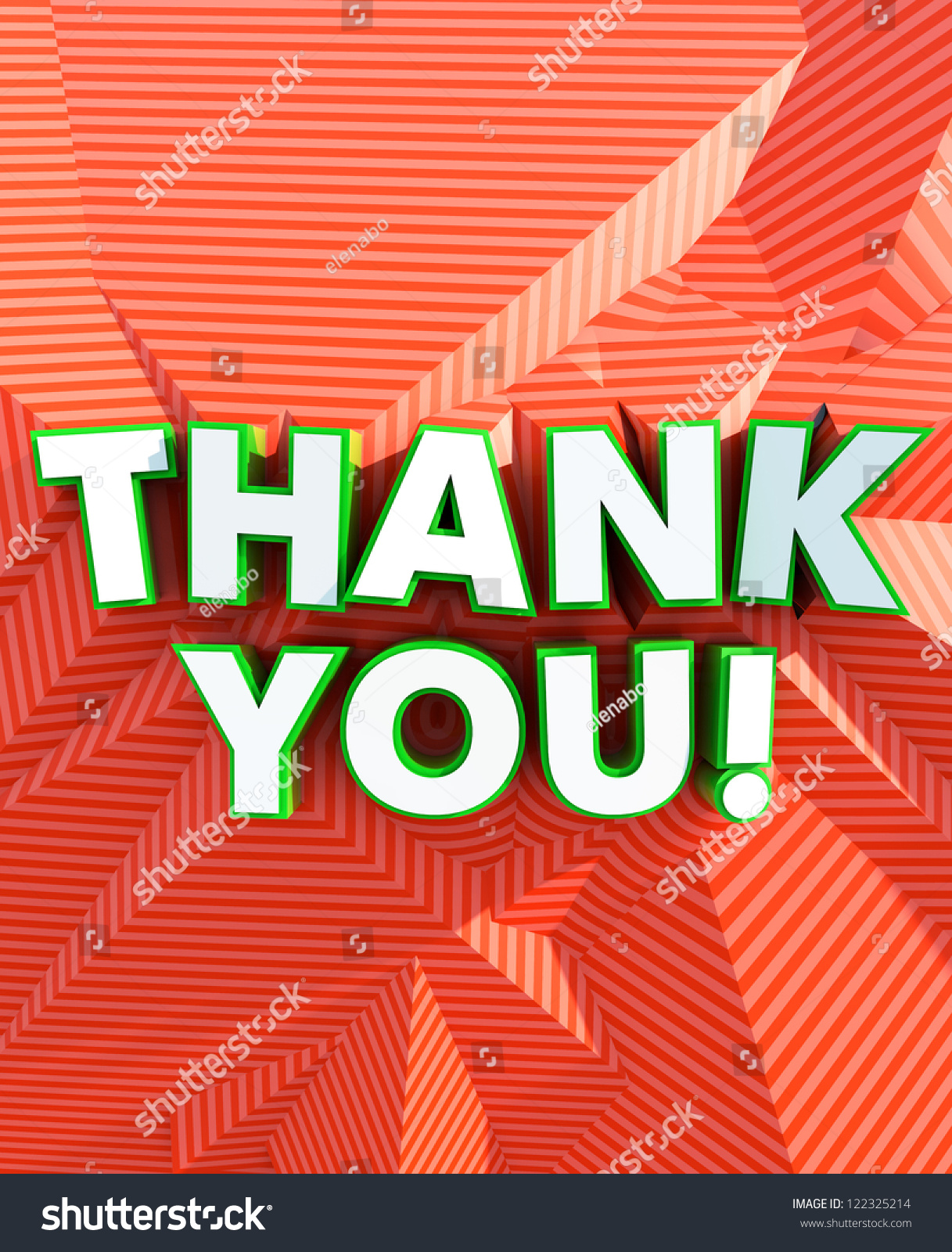Thank You! Poster Stock Photo 122325214 : Shutterstock