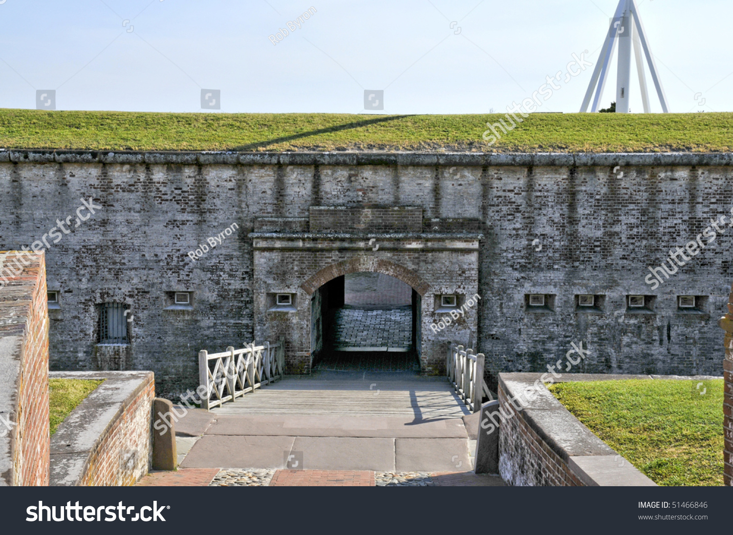 The Fort Macon Civil War Museum In North Carolina Stock Photo 51466846 