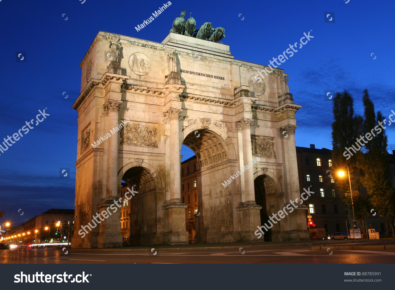 the-gate-of-victory-is-a-famous-landmark-in-munich-germany-stock