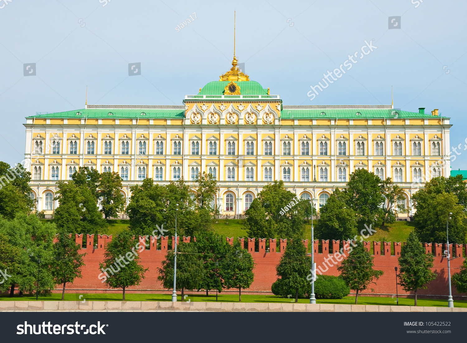 Grand Kremlin Palace Moscow Russia Stock Photo 105422522 - Shutterstock