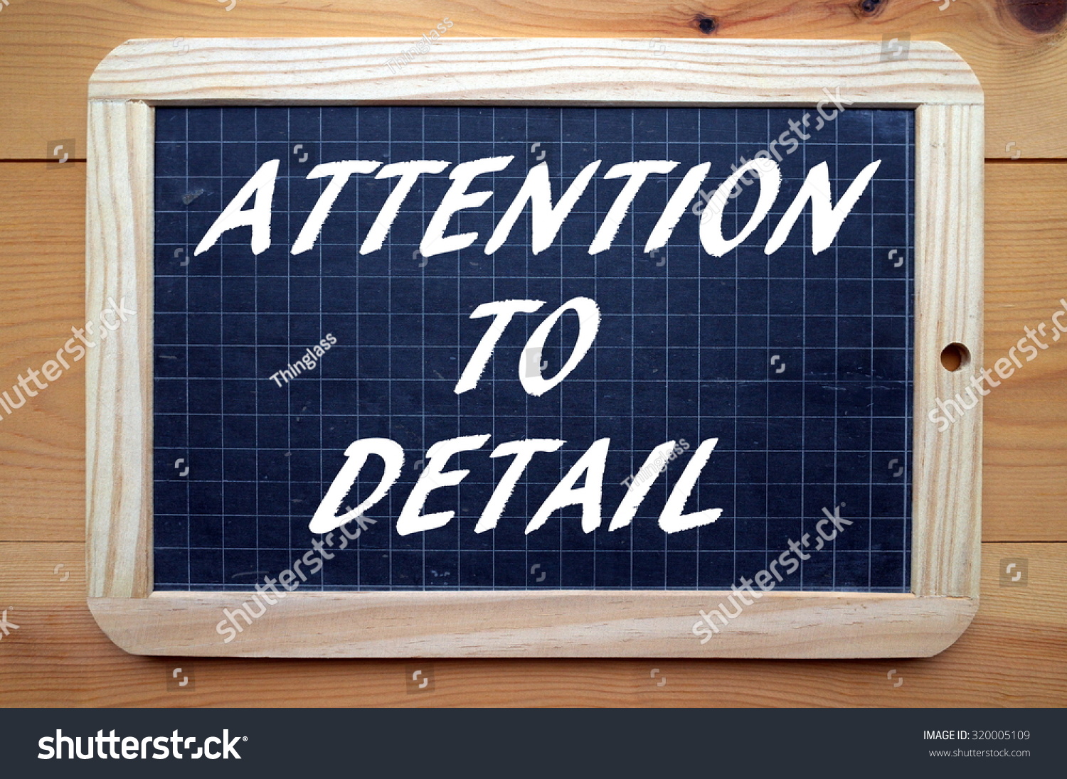 Phrase Attention Detail White Text On Stock Photo 320005109 Shutterstock