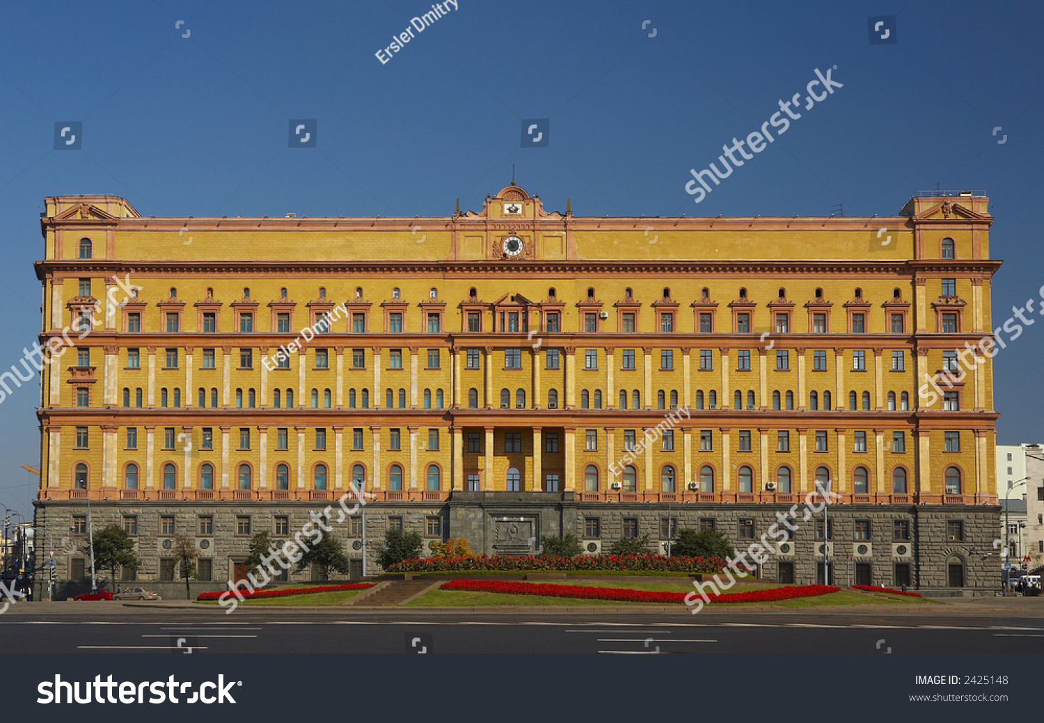 The Russian Secret Service Official Head-Quarter In Moscow, Russia