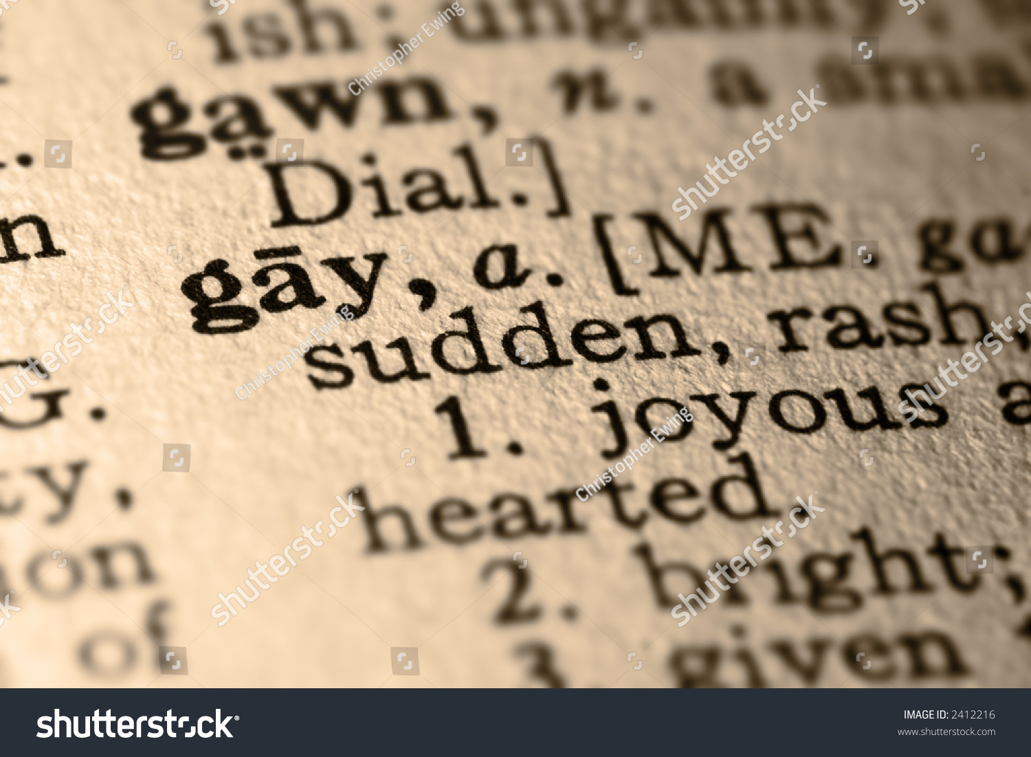 The Word Gay Close Up Of The Word Gay In A Dictionary Stock Photo 