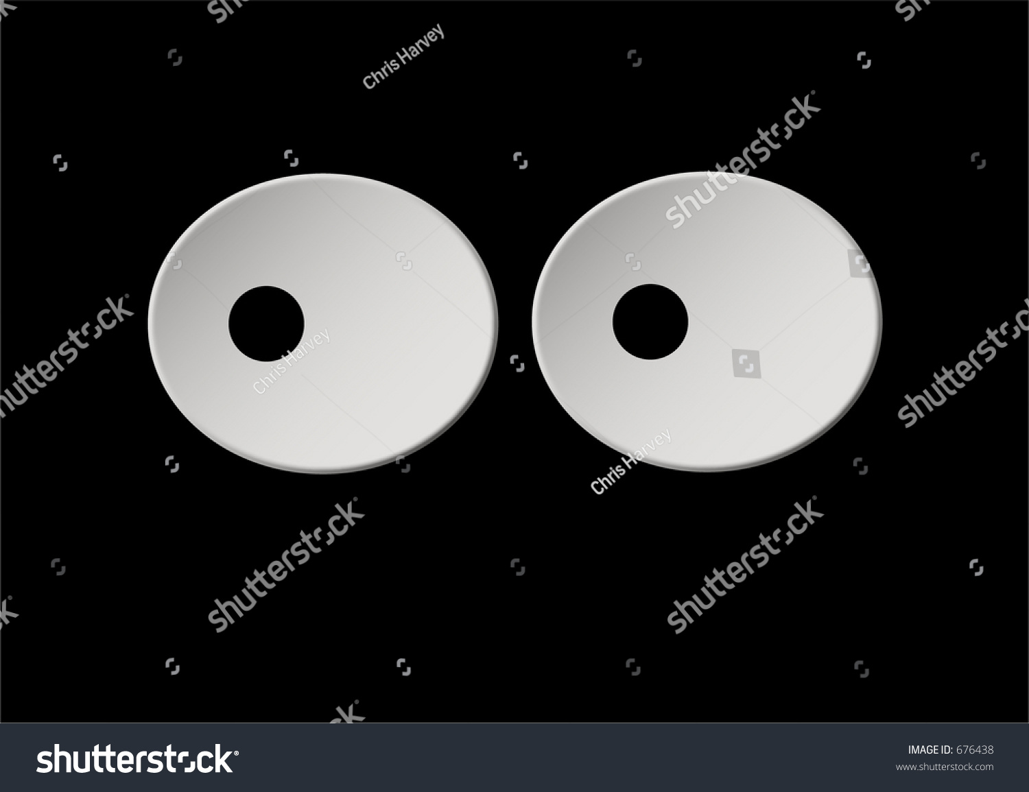This Is A Set Of Cartoon Eyes. Stock Photo 676438 : Shutterstock