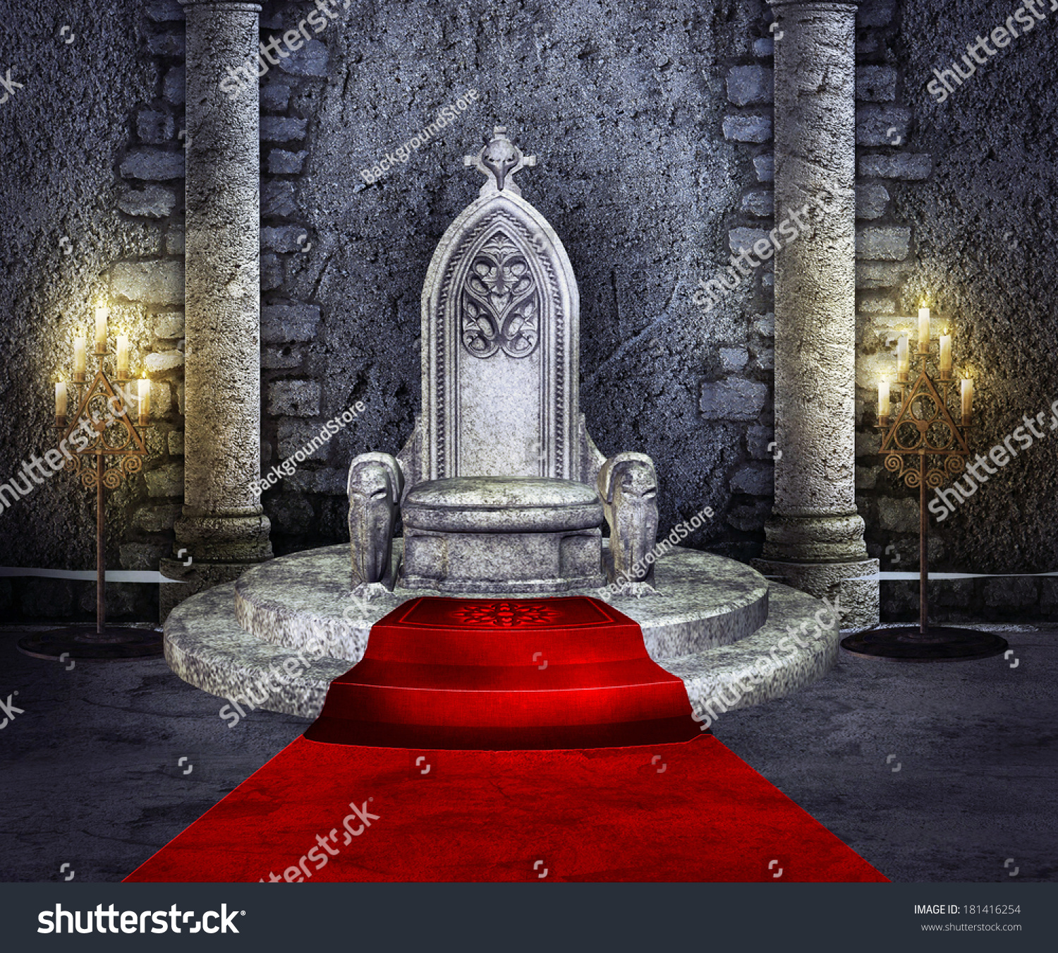 Throne Room Stock Photo 181416254 : Shutterstock