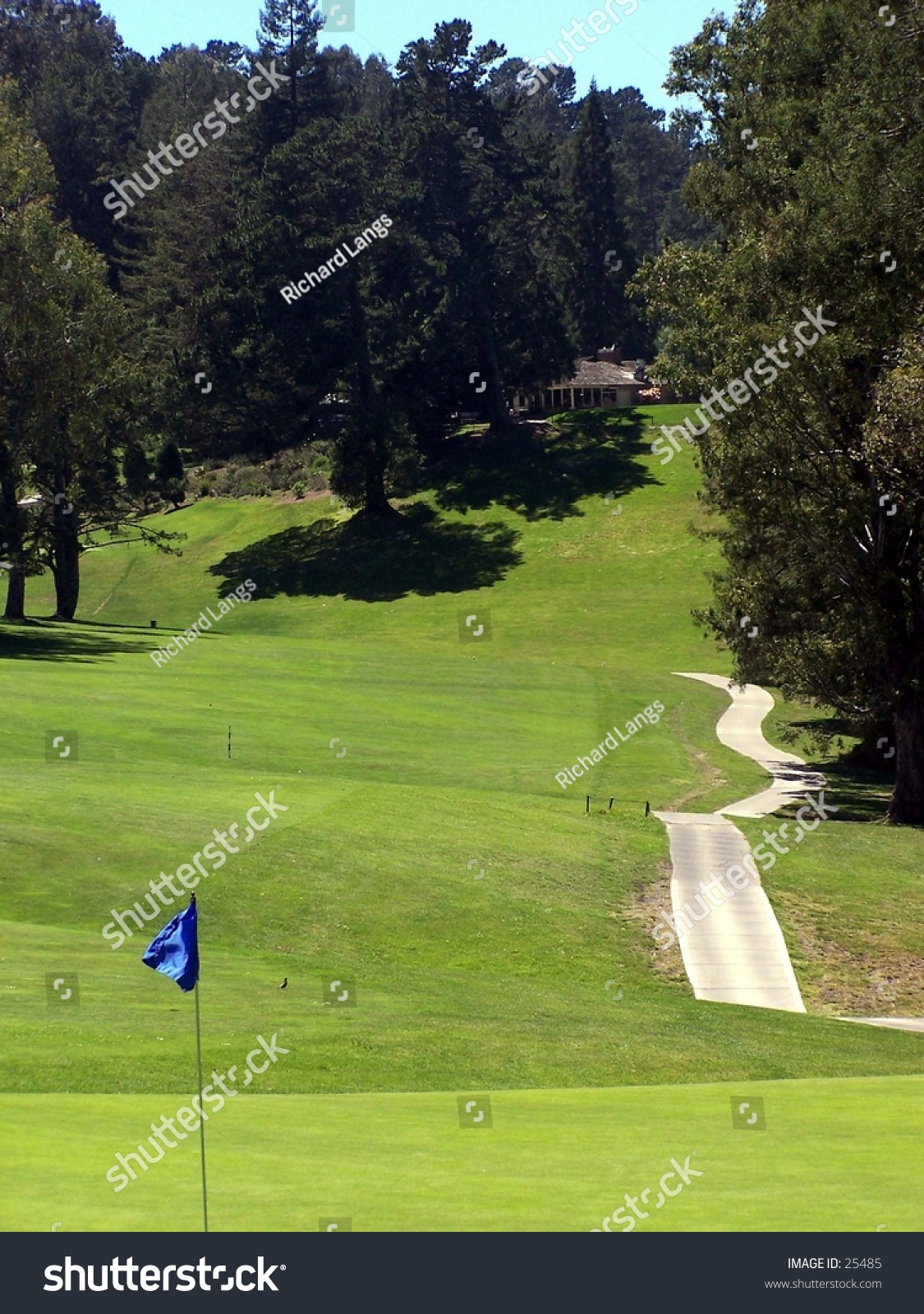 Tilden Golf Course In Berkeley. 10th Hole Is 395 Yard Par 4. Stock