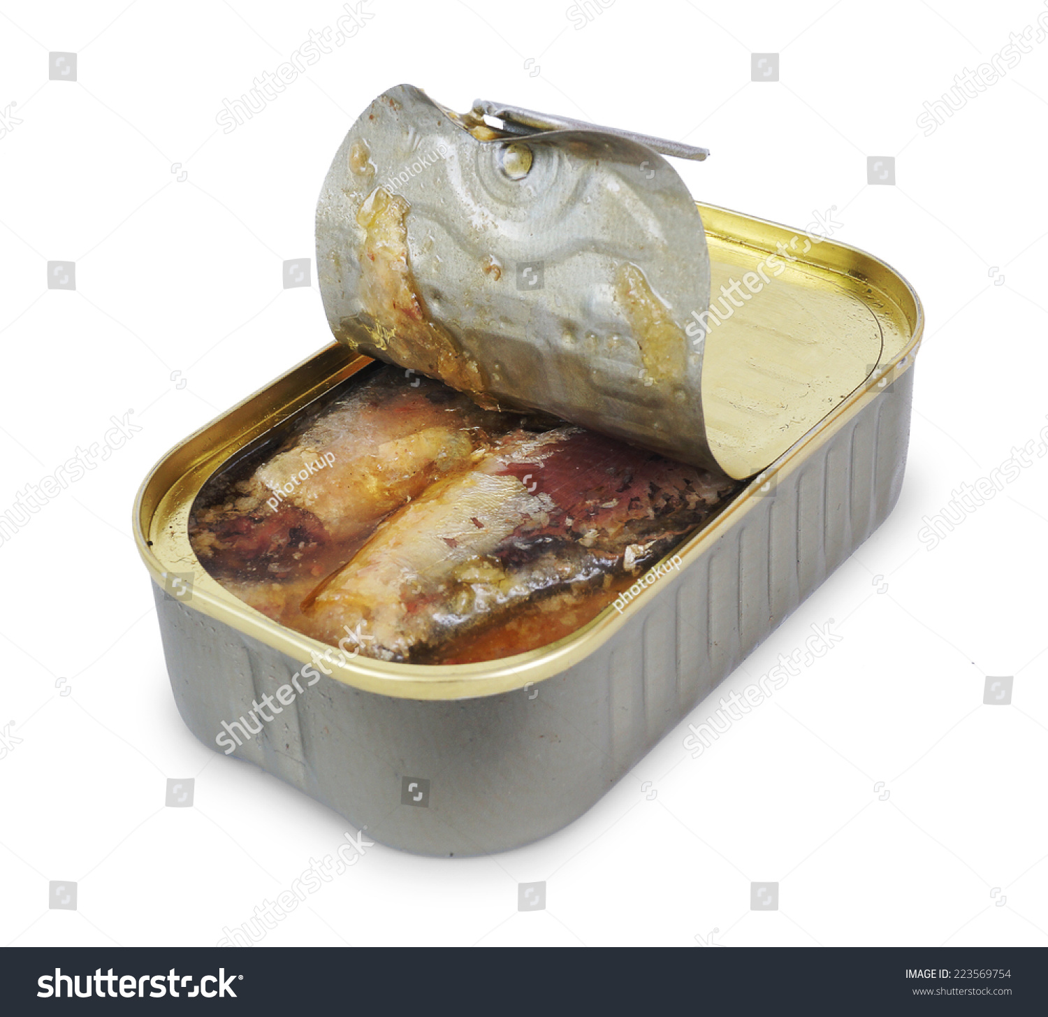 Tin Fish Stock Photo 223569754 Shutterstock