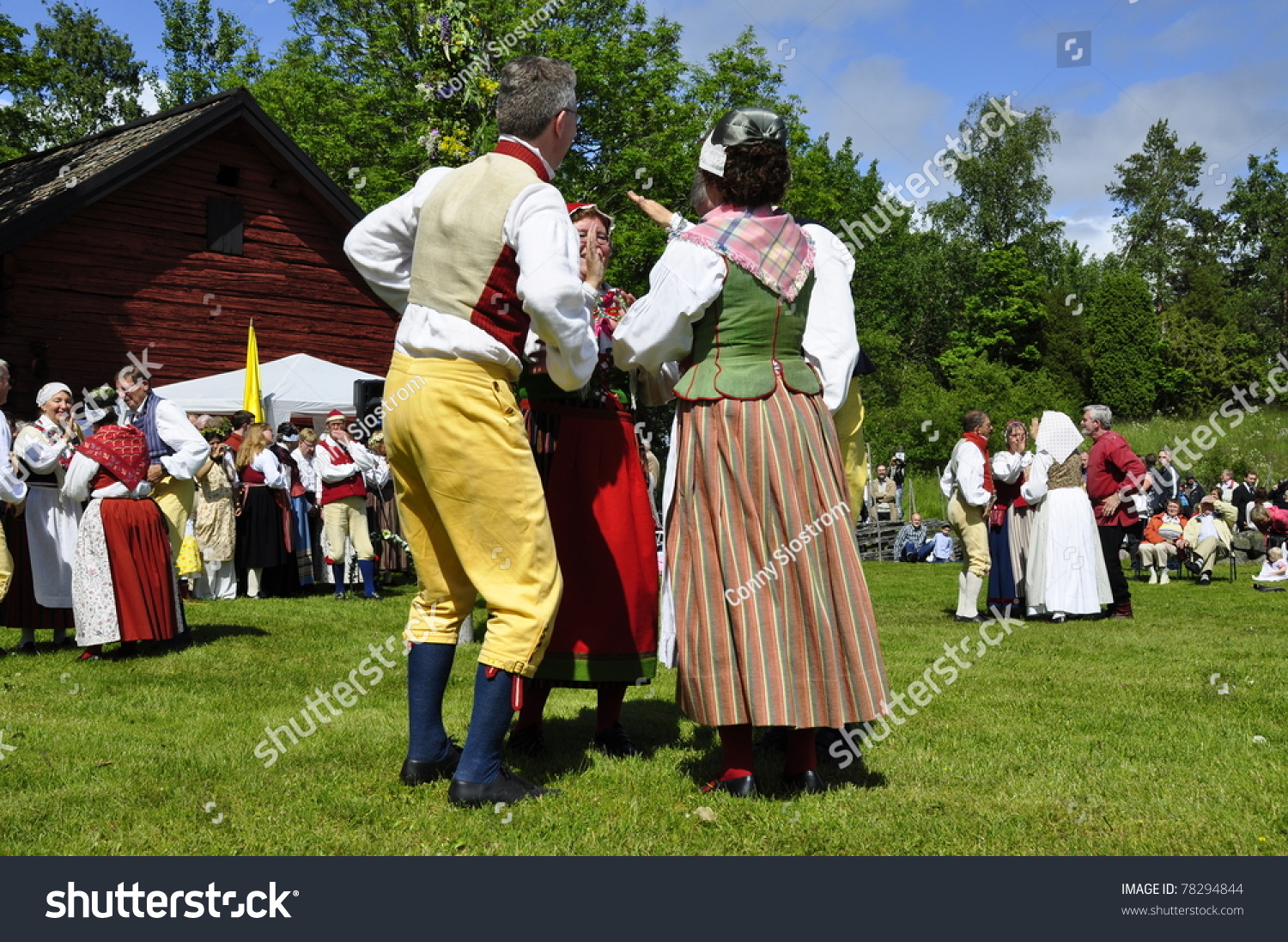 Torstuna Sweden June 19 Folklore Ensemble Of Sweden In Traditional