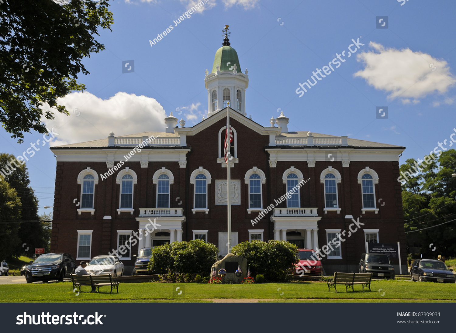 Town Hall Plymouth Massachusetts Usa Stock Photo 87309034 Shutterstock