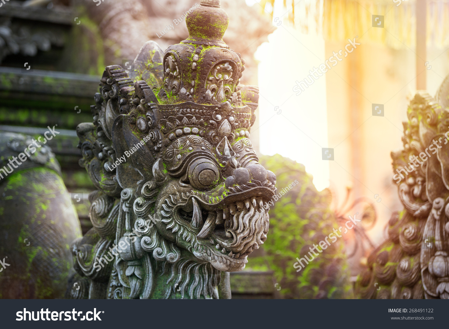 Traditional Balinese stone sculpture art and culture at Bali Indonesia Traditional Balinese stone sculpture art and culture at Bali Indonesia