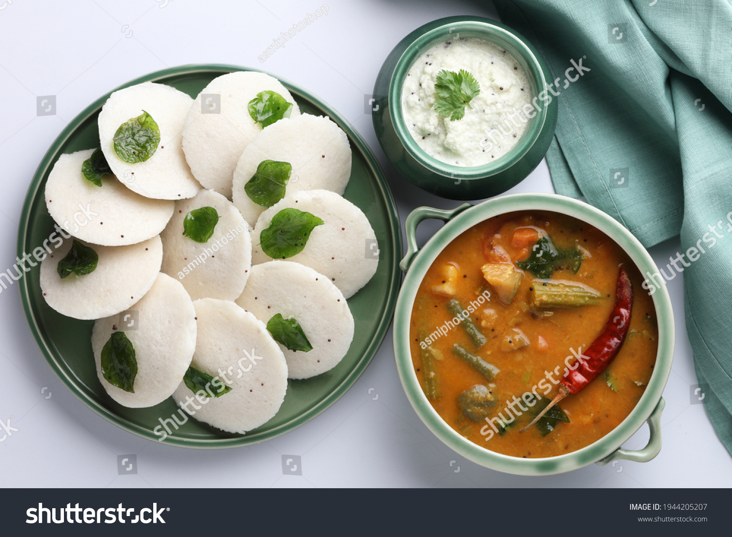 Traditional Breakfast South India Idly Served Stock Photo Edit Now