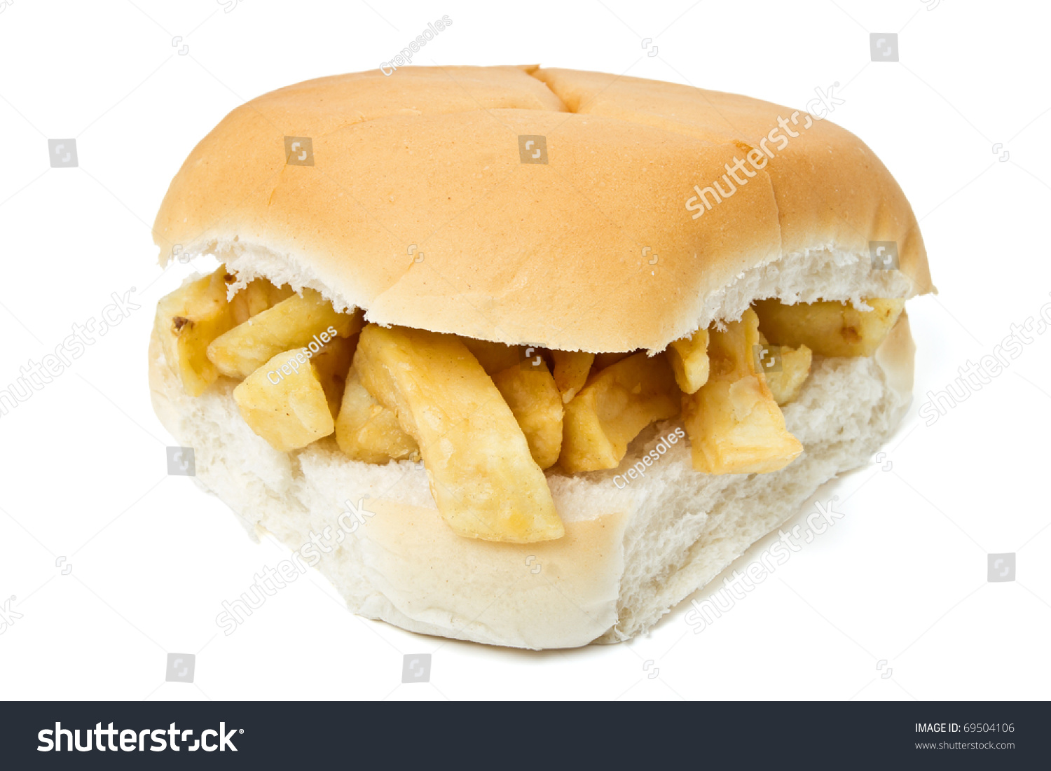 traditional-english-chip-butty-isolated-on-stock-photo-69504106