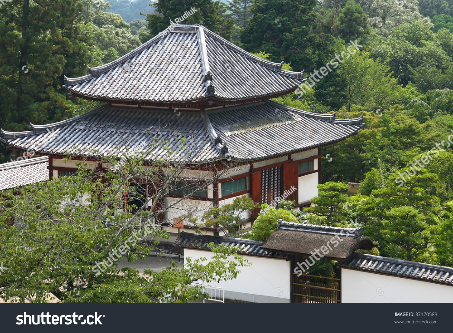  Traditional Japanese House  Nara Stock Photo 37170583 