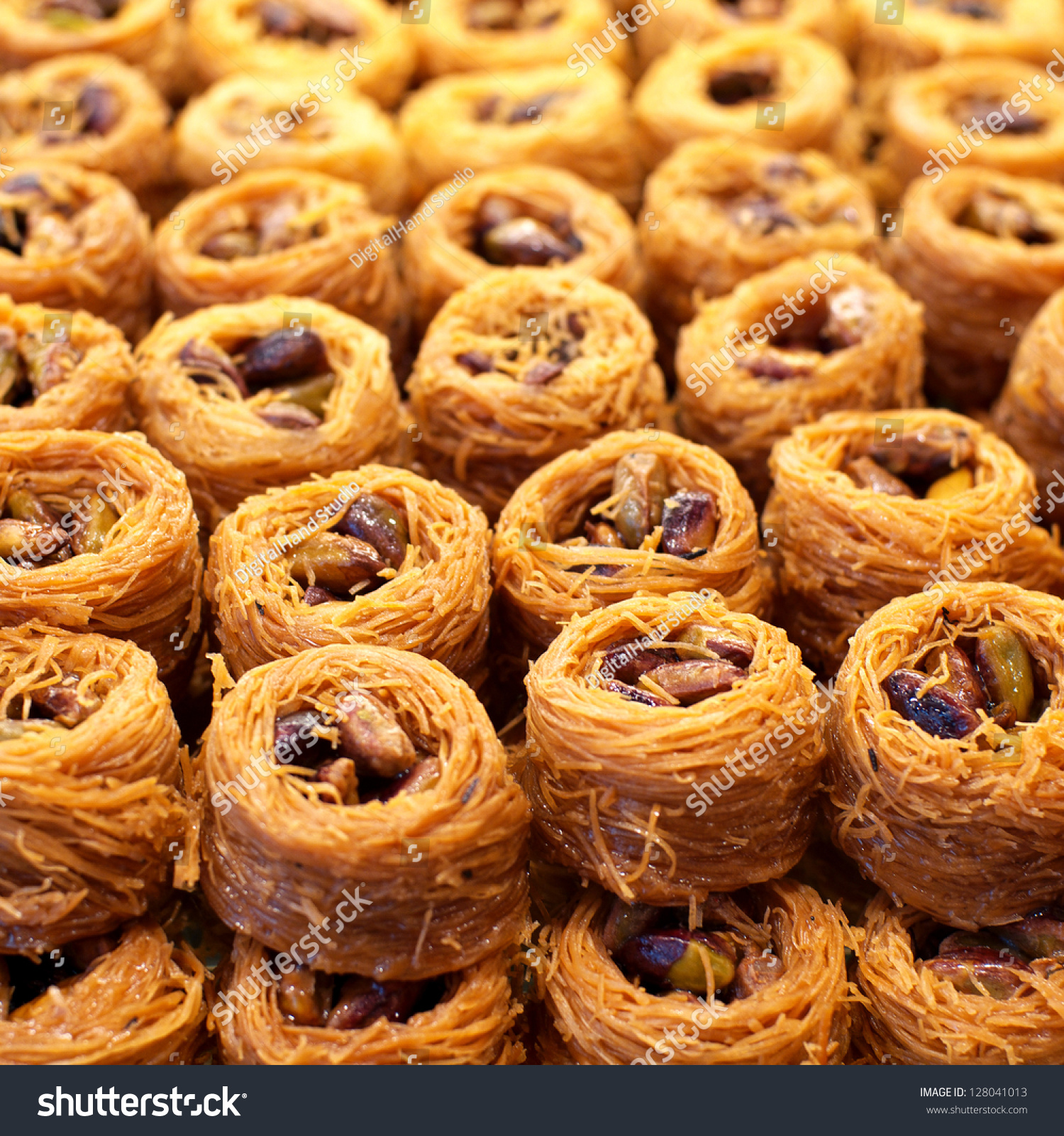 traditional-middle-eastern-dessert-baklava-pistachio-stock-photo