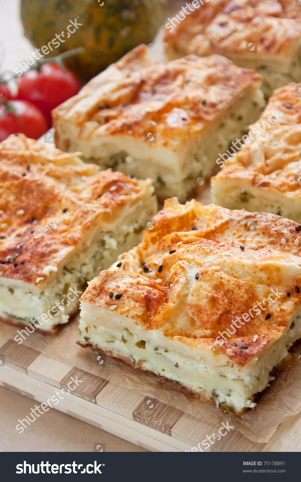 Turkish Borek With Cheese Stock Photo 75178891 : Shutterstock