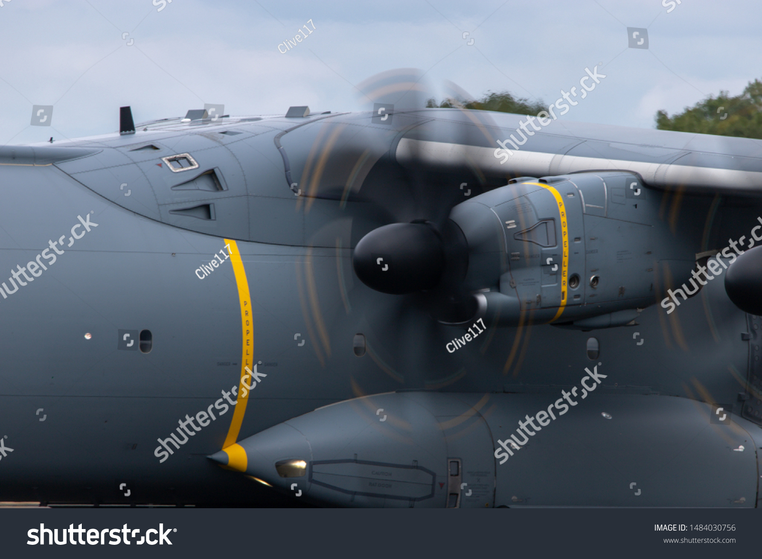 Turning Turning Power On This Airbus Stock Photo Edit Now 1484030756