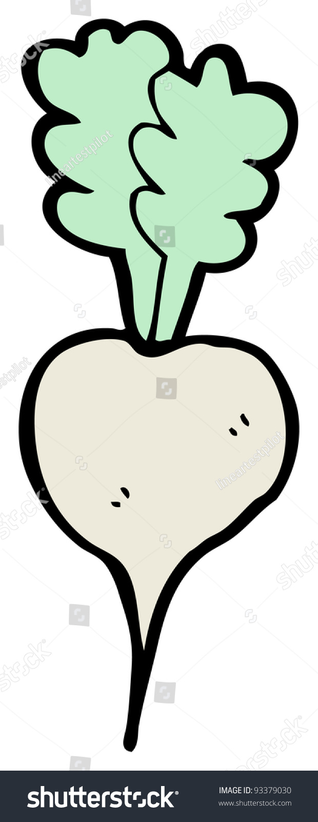 Turnip Cartoon Stock Photo 93379030 : Shutterstock