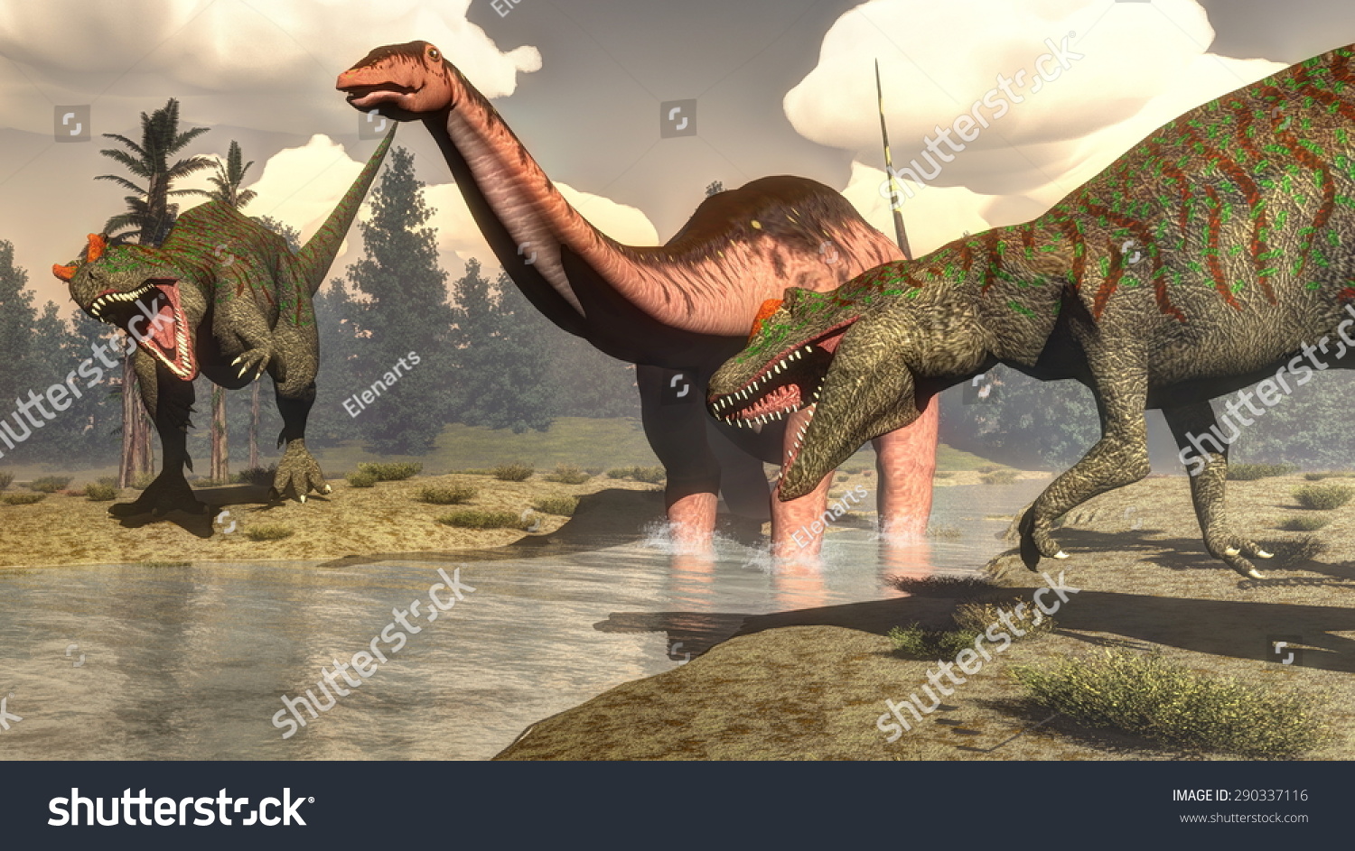 water brontosaurus