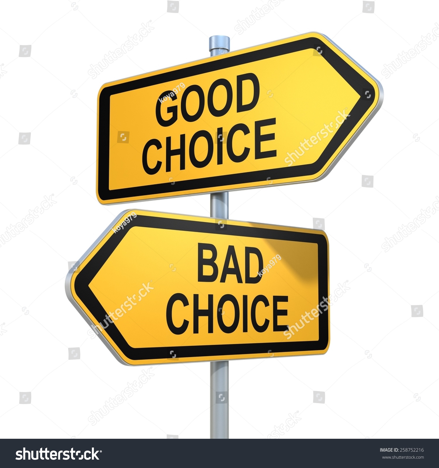Image result for two signs that say bad and good picture