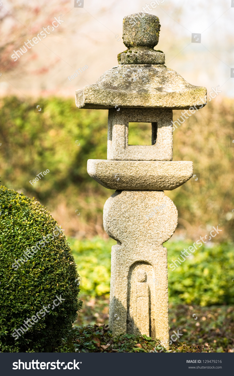 typical antique japanese stupa at a park typical antique japanese stupa at a park