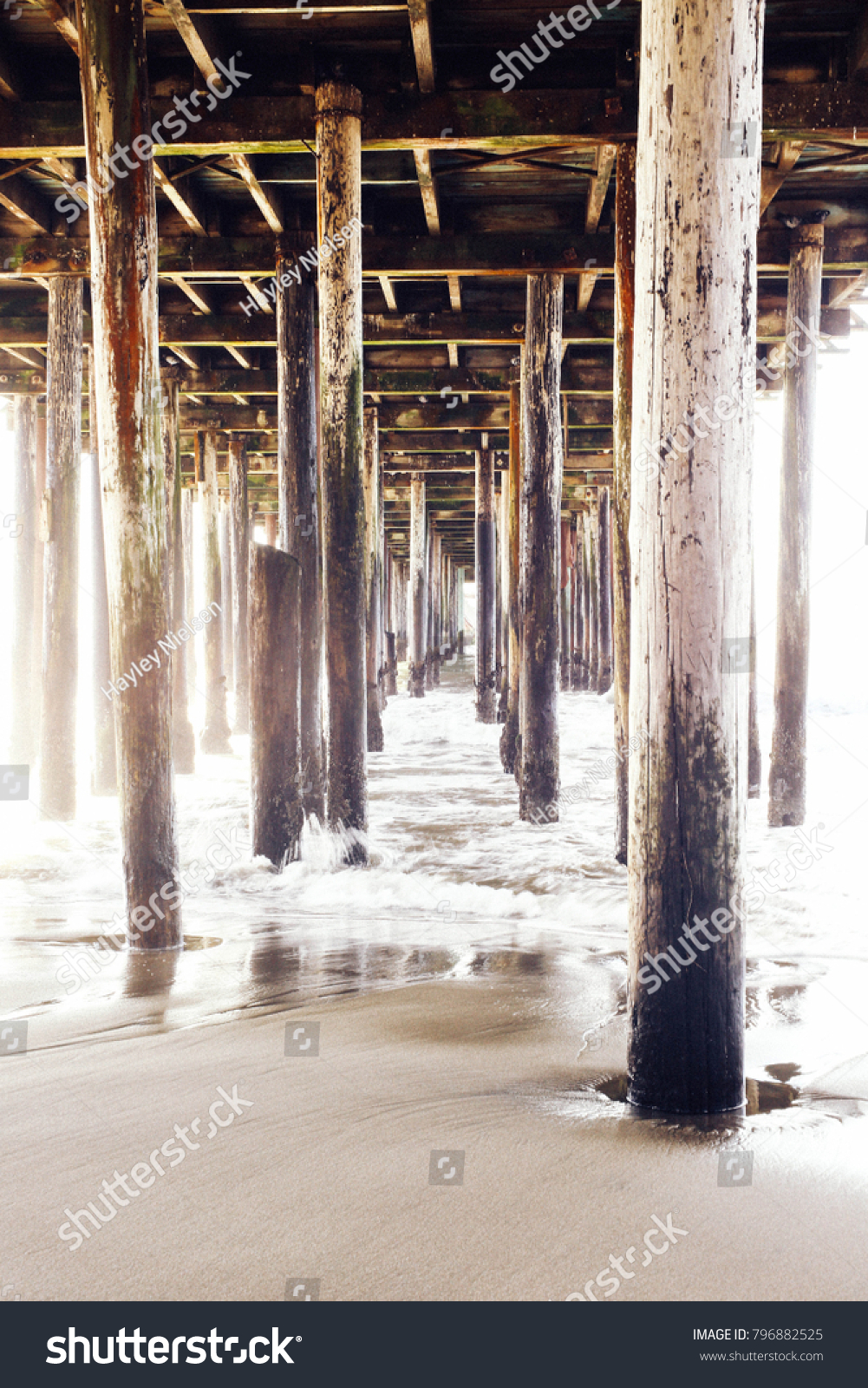 Under Pier Seacliff State Beach Aptos Stock Photo Edit Now 796882525