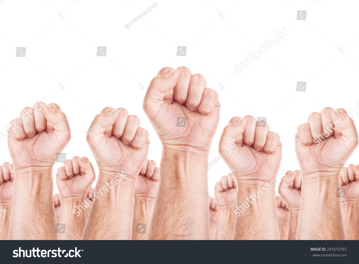 Remarkable, workers unite fist Workers unite fist
