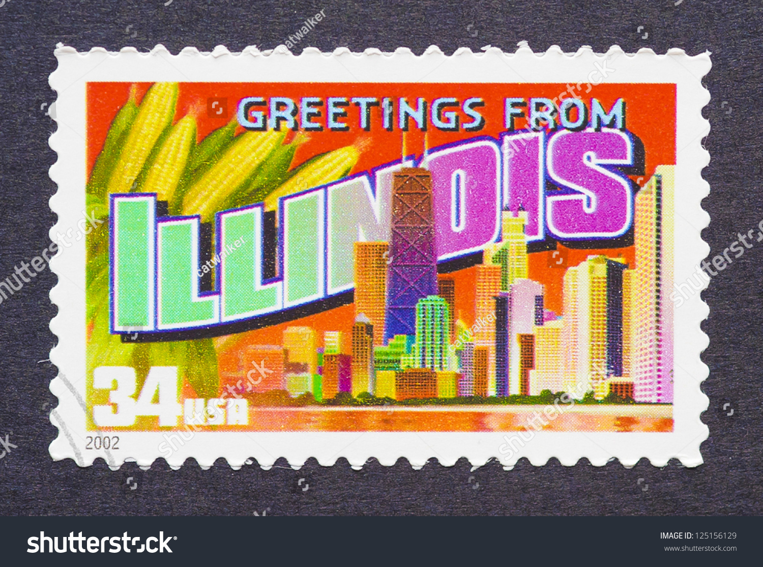 United States Circa 2002 Postage Stamp Stock Photo 125156129 - Shutterstock