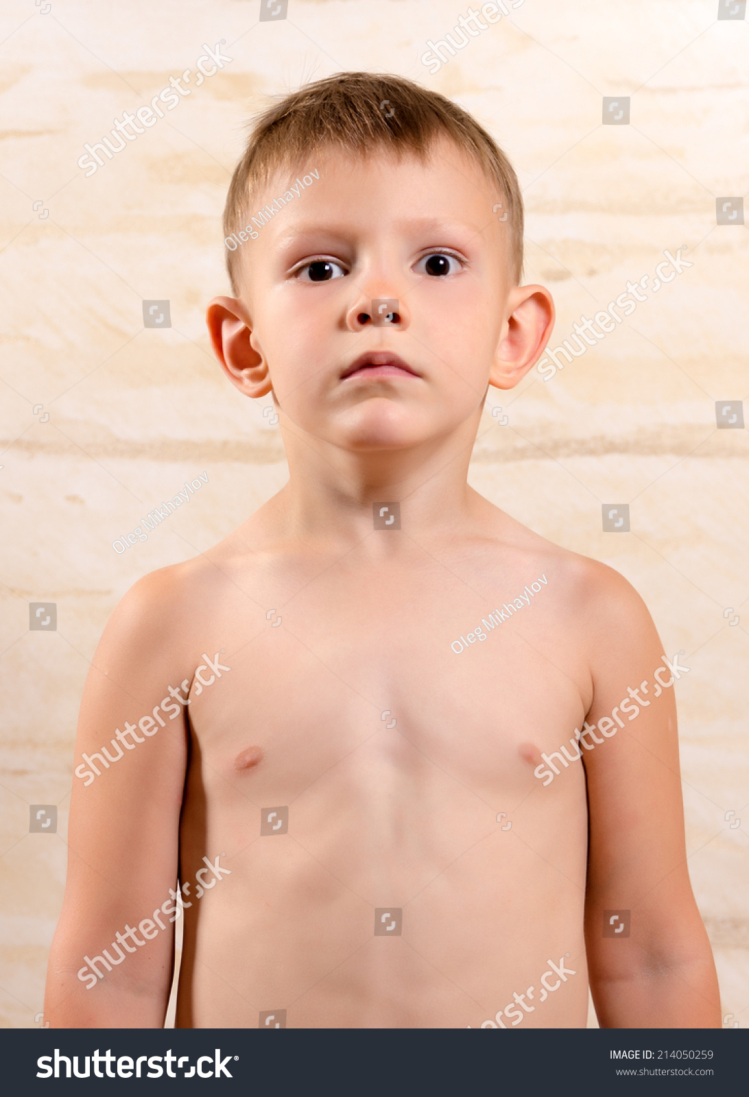 posing nude for a portrait close up on white pussy