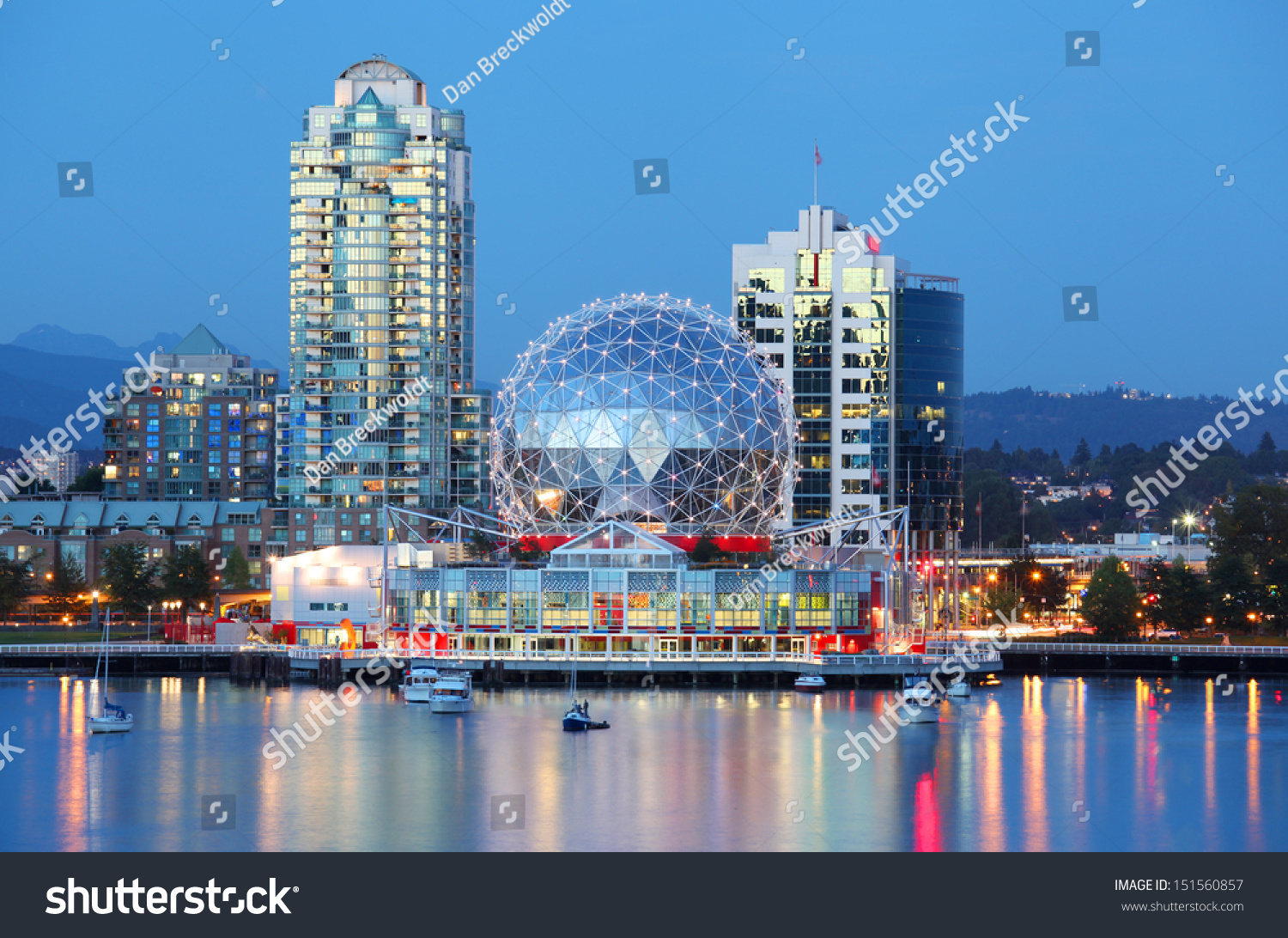 Vancouver At Night Stock Photo 151560857 : Shutterstock