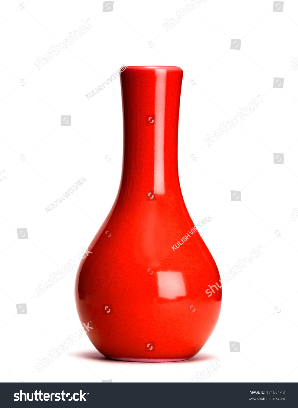 Vase Isolated On White Background Stock Photo 17187148 : Shutterstock