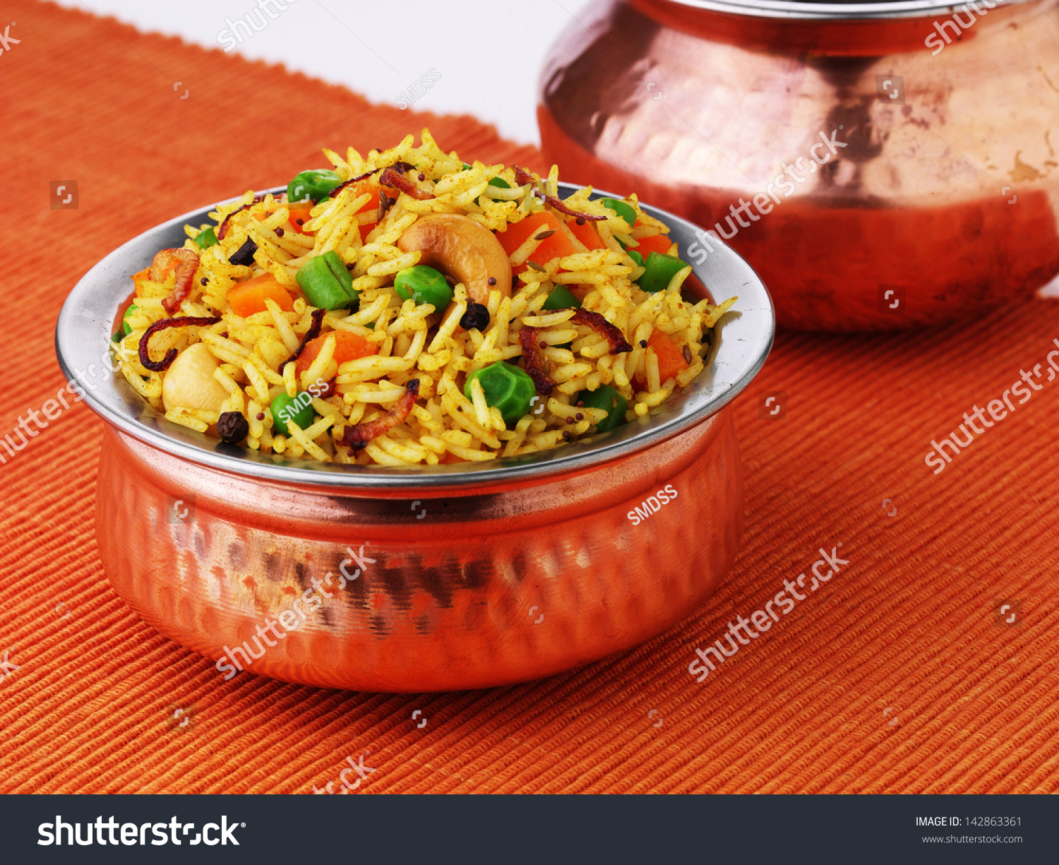 Vegetable Biryani In Handi Stock Photo 142863361 Shutterstock