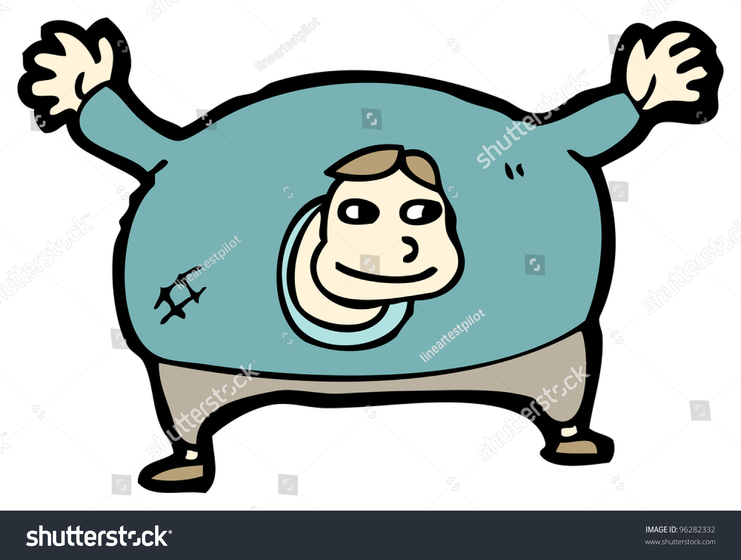 Download Fat Man Cartoon Pic Gif