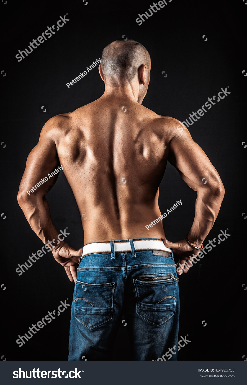 Very Muscular Handsome Athletic Man On Stock Photo Edit Now