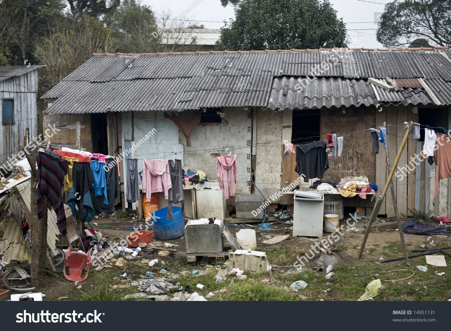 Very Poor Houses In Parana State - Brazil. Stock Photo 14951131